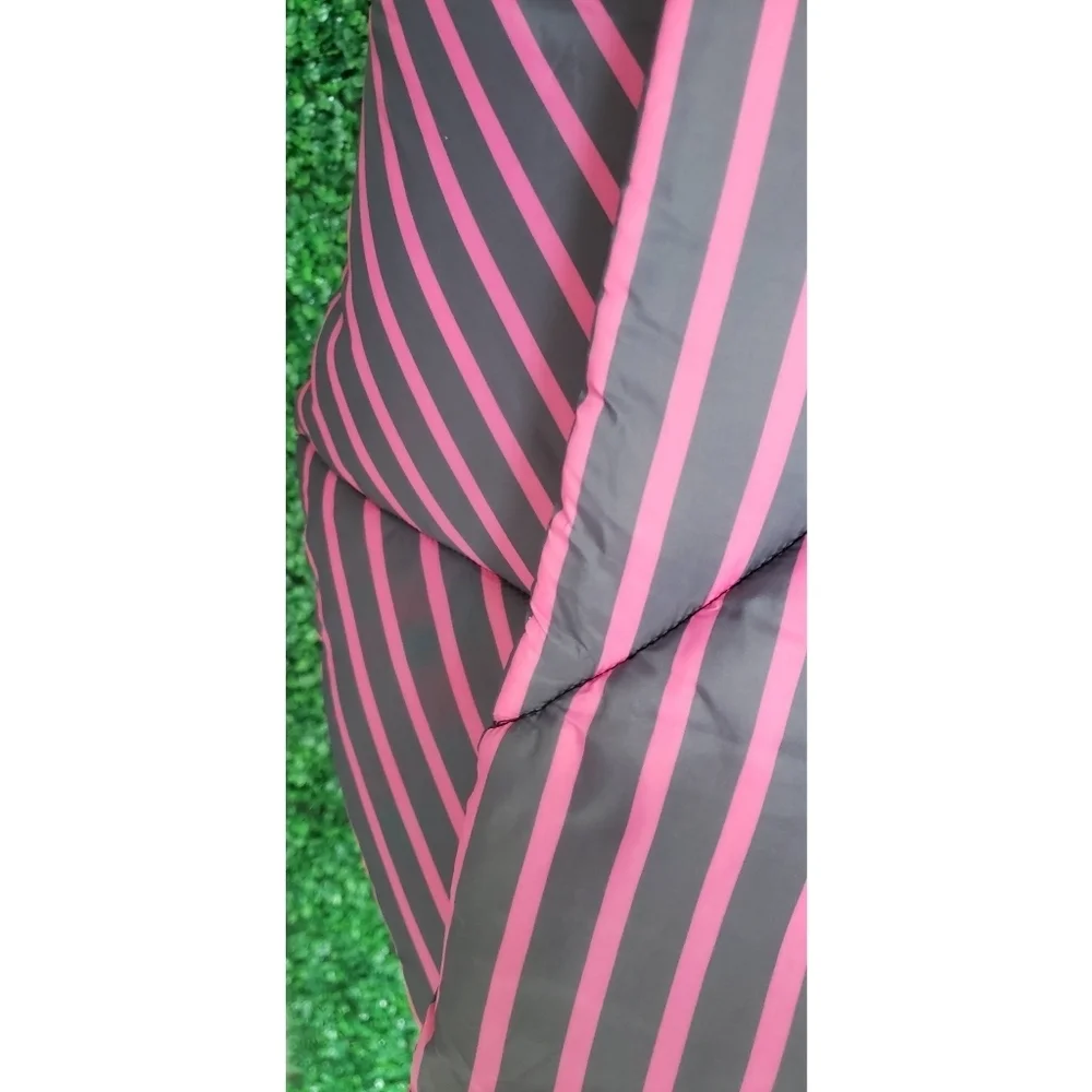 35. Anthropologie Striped Puffer Scarf